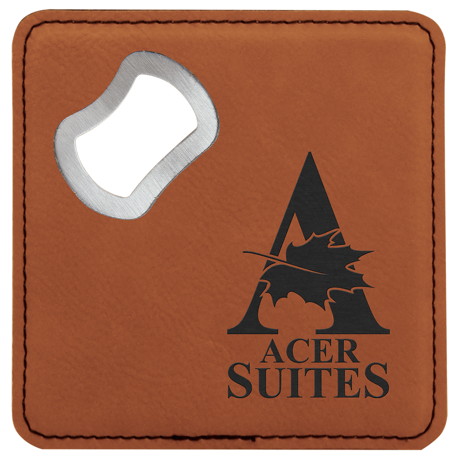 coaster and bottle opener