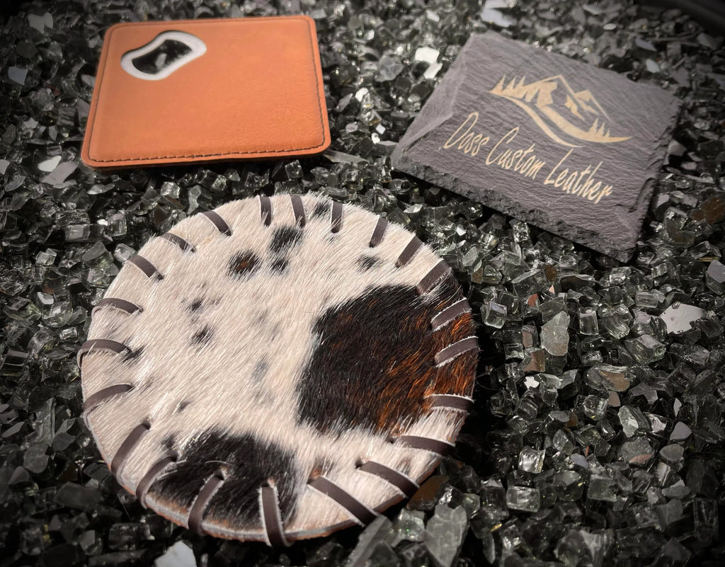 Coasters for sale by Doss Custom Leather
