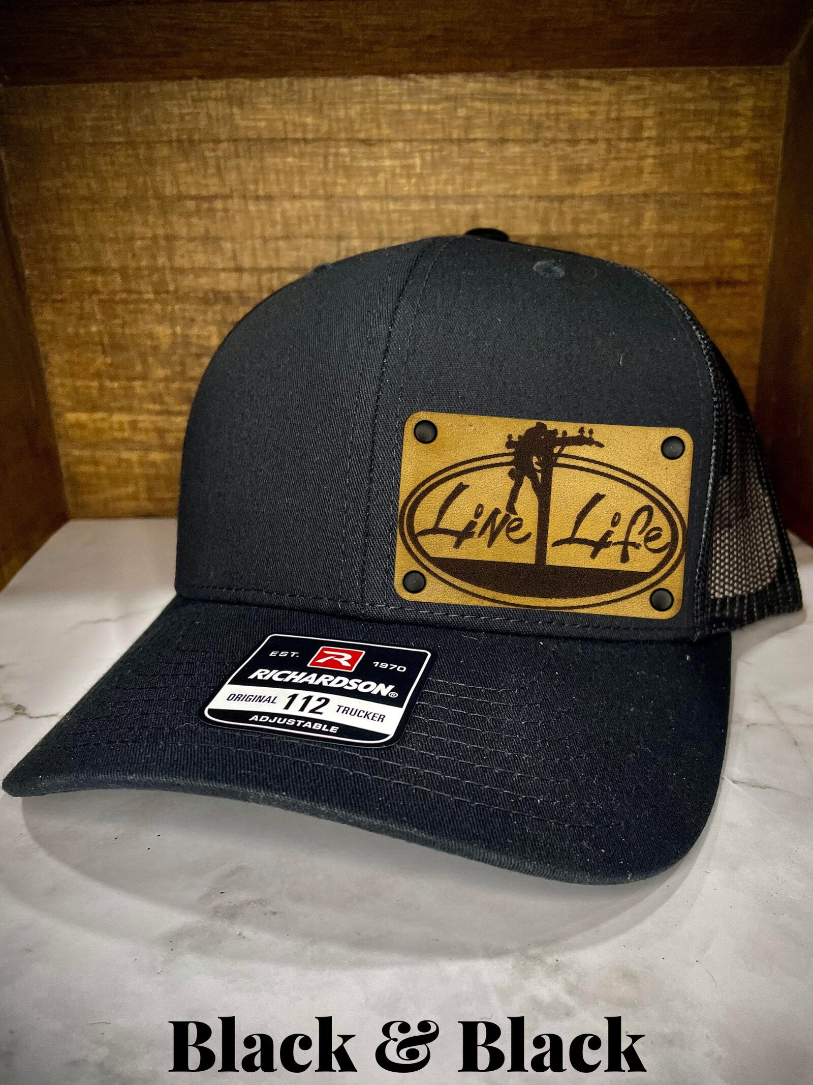 Richardson 211 line life power lineman Trucker hat