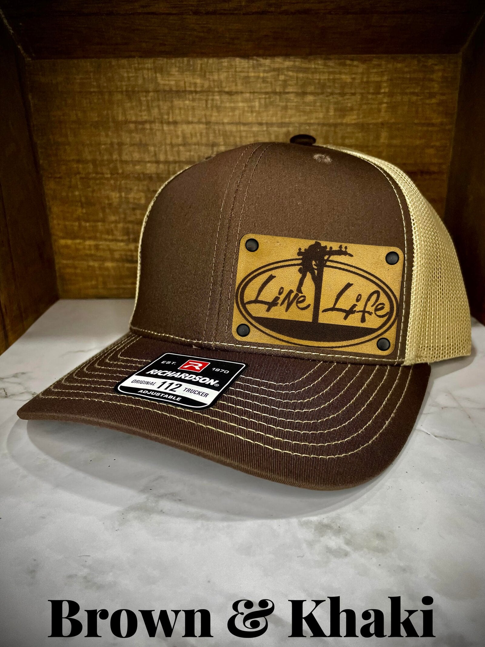 Richardson 211 line life power lineman Trucker hat
