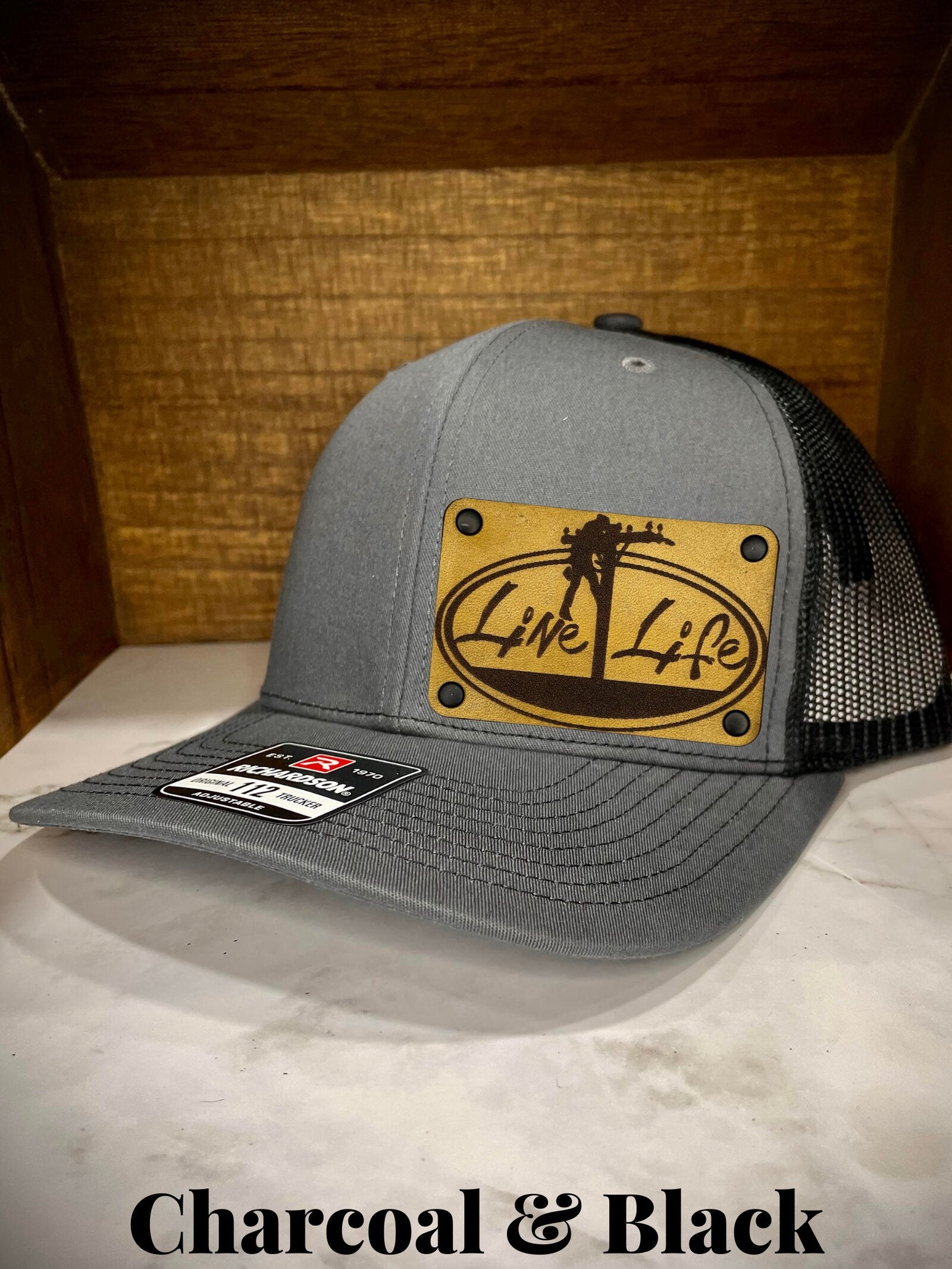 Richardson 211 line life power lineman Trucker hat