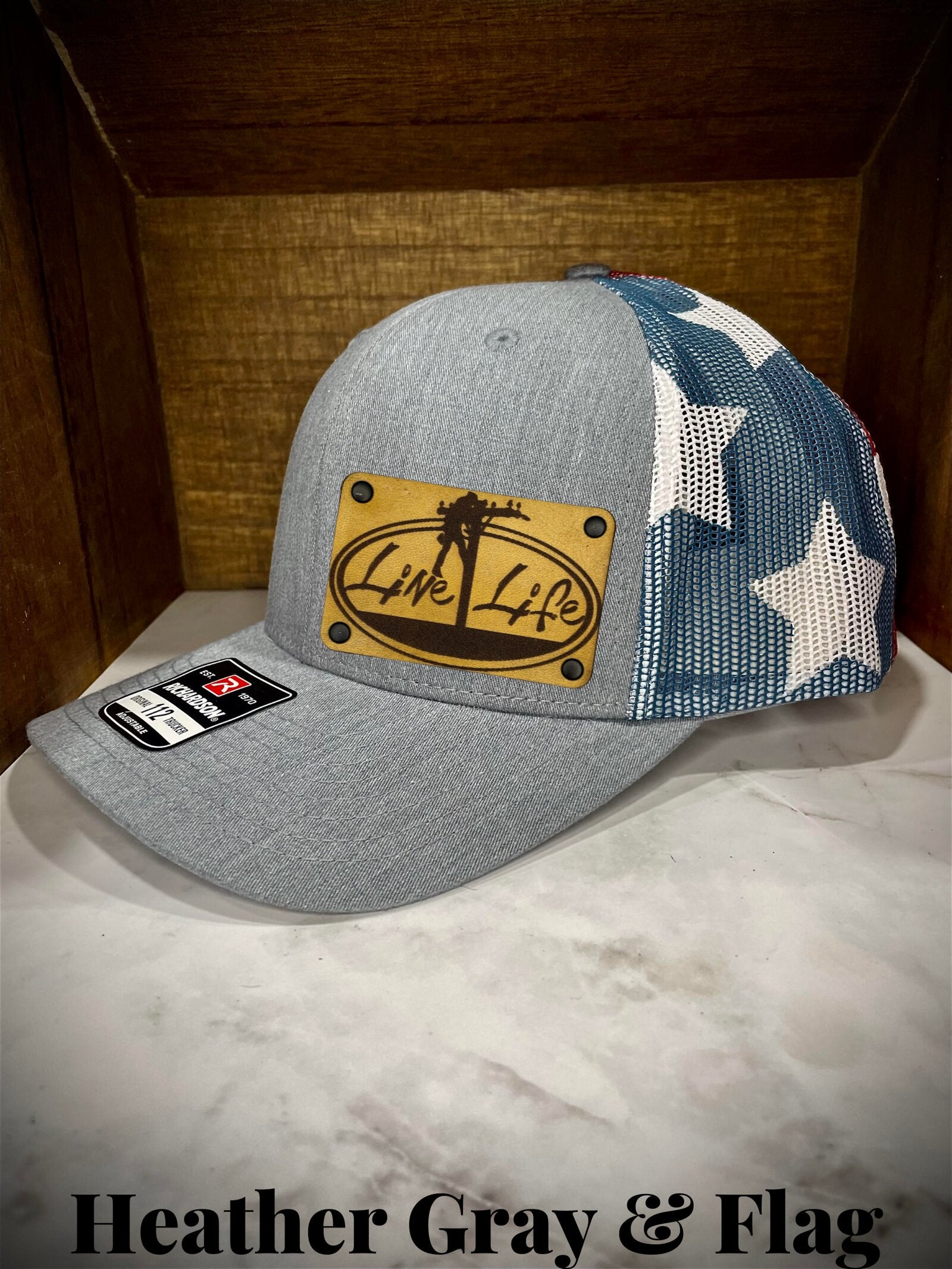 Richardson 211 line life power lineman Trucker hat