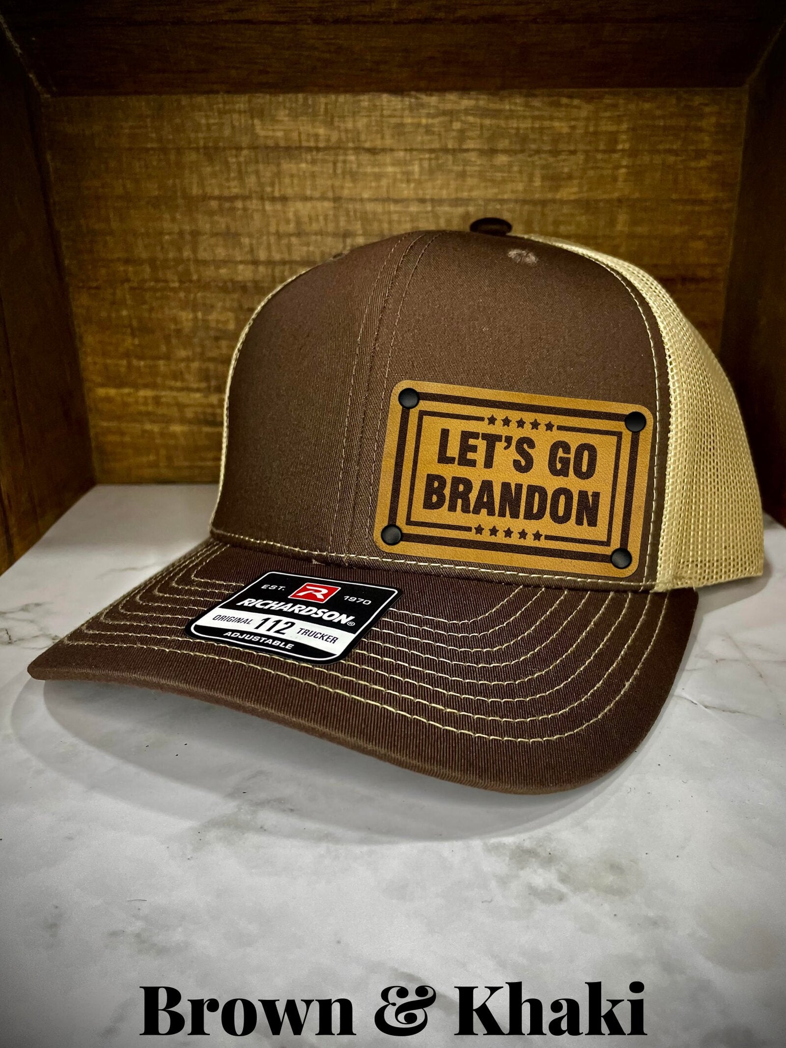 Richardson 112 let's go Brandon funny Trucker hat