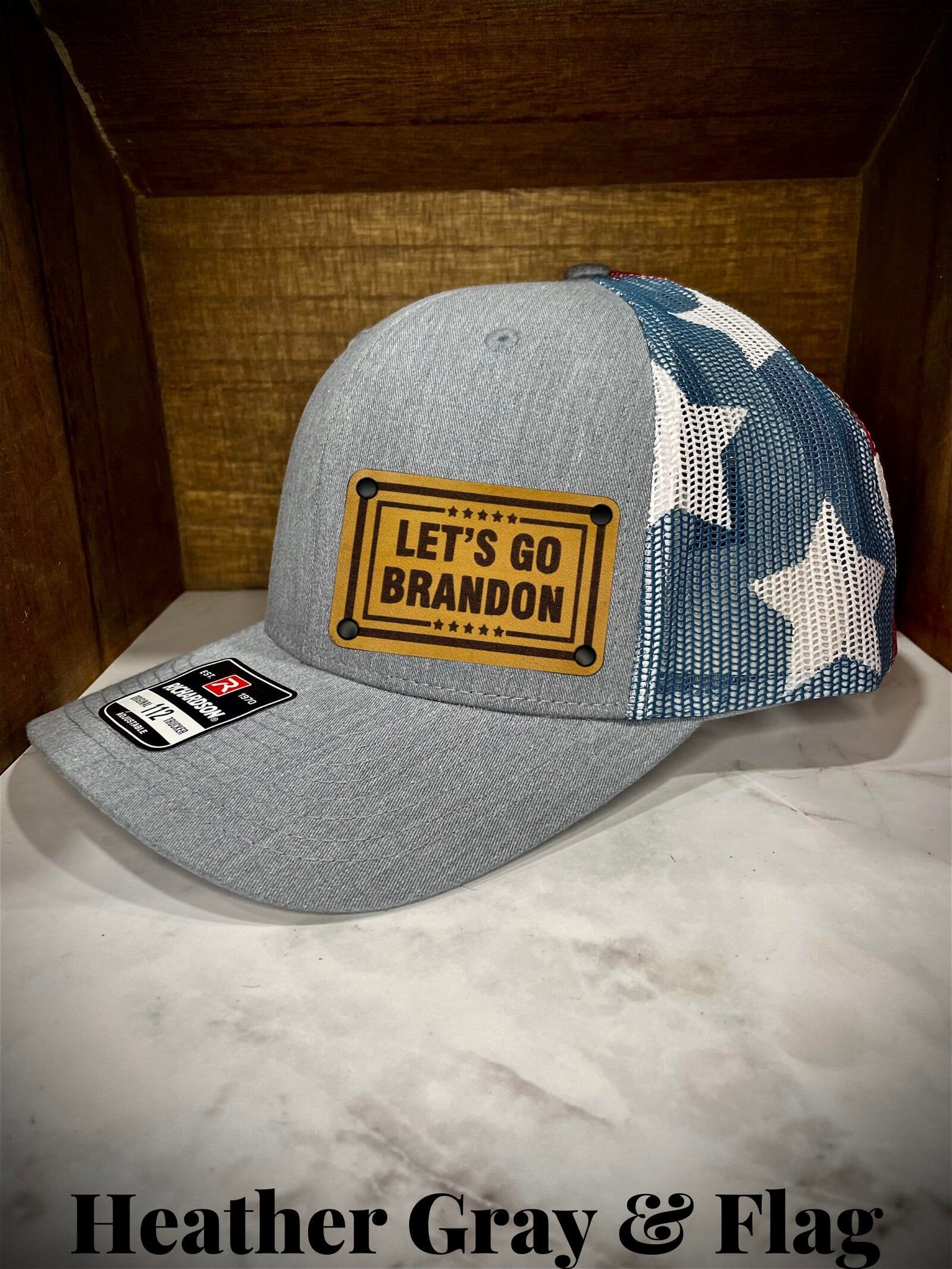 Richardson 112 let's go Brandon funny Trucker hat
