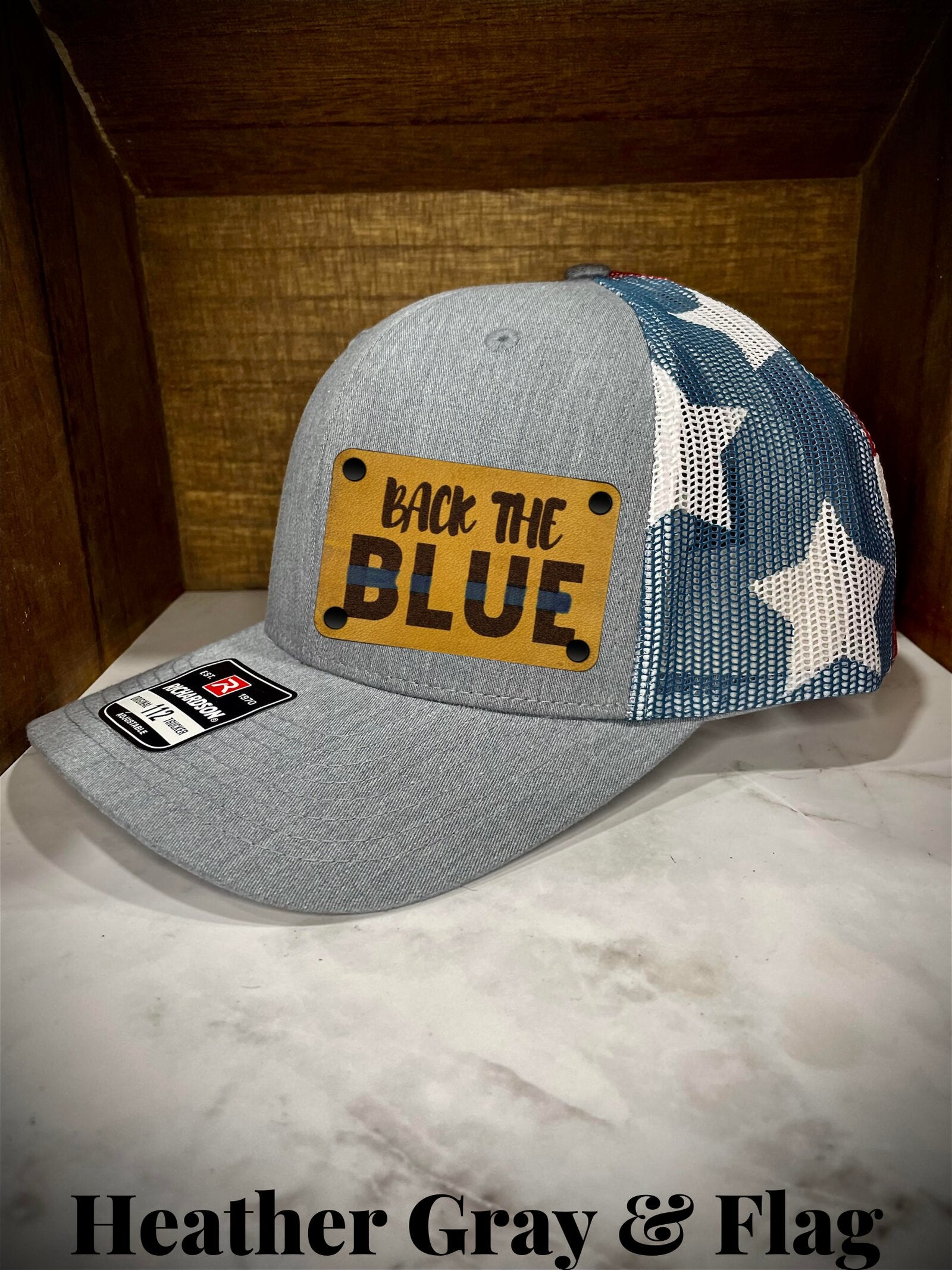 Back The Blue Richardson 112 Trucker Hat