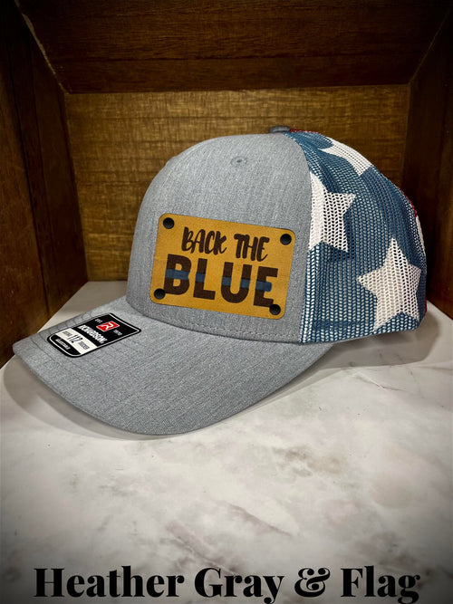 Back The Blue Richardson 112 Trucker Hat