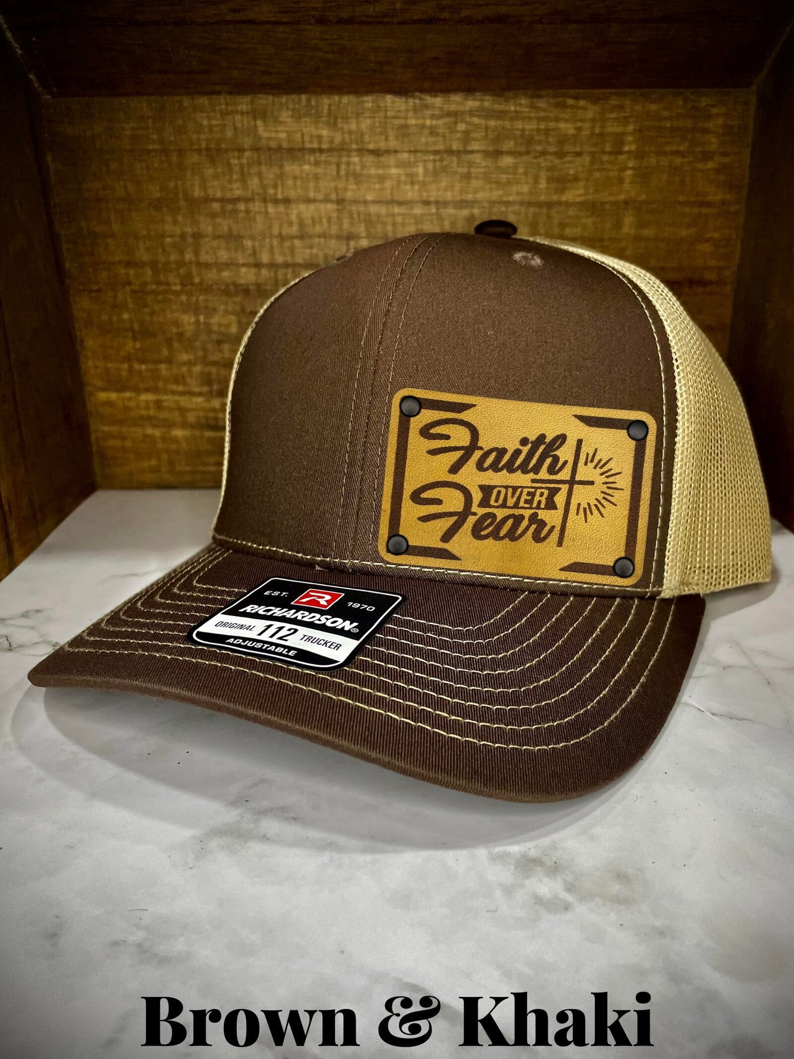 Richardson 112 Faith Over Fear Trucker Hat