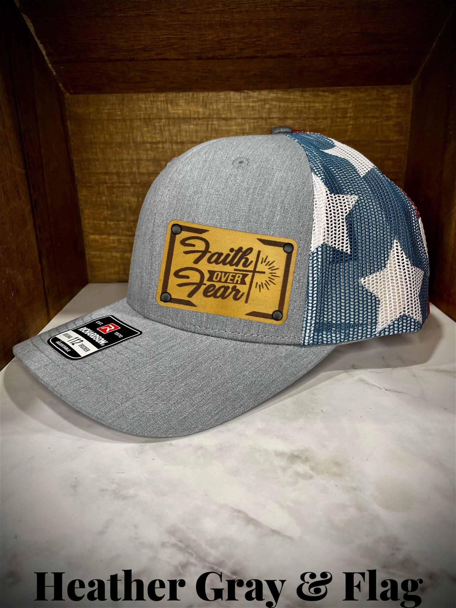 Richardson 112 Faith Over Fear Trucker Hat