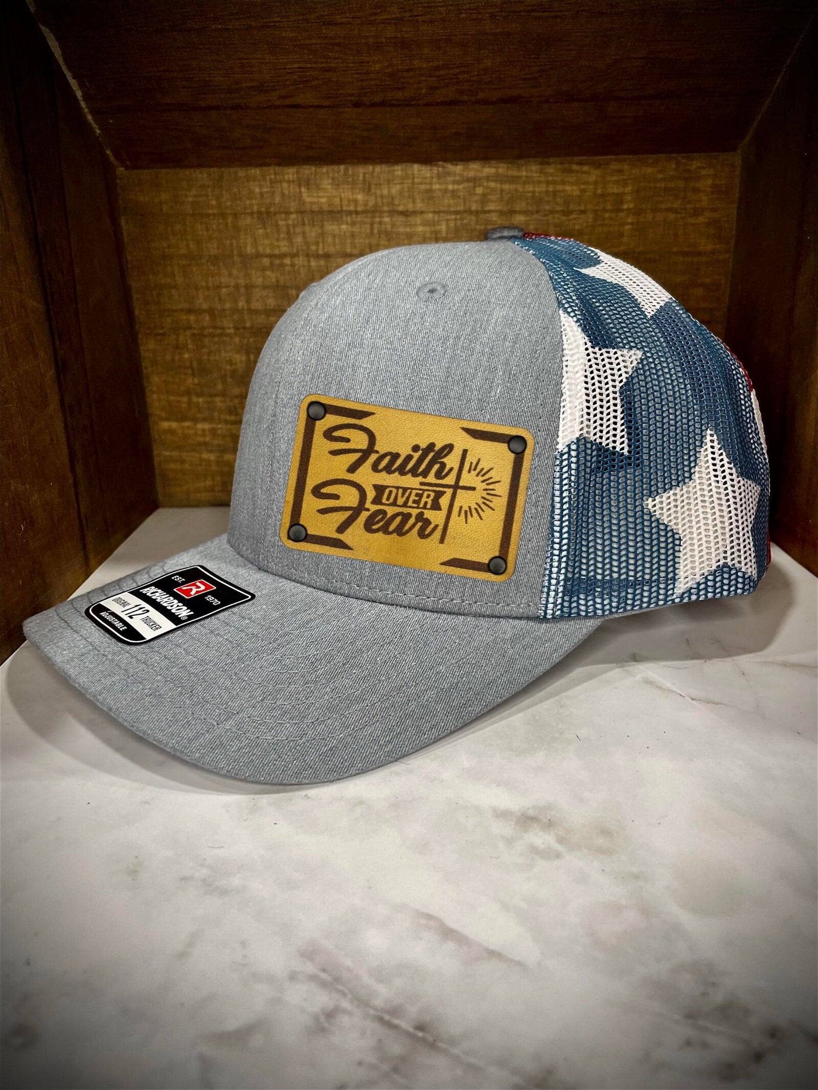 Richardson 112 Faith Over Fear Trucker Hat