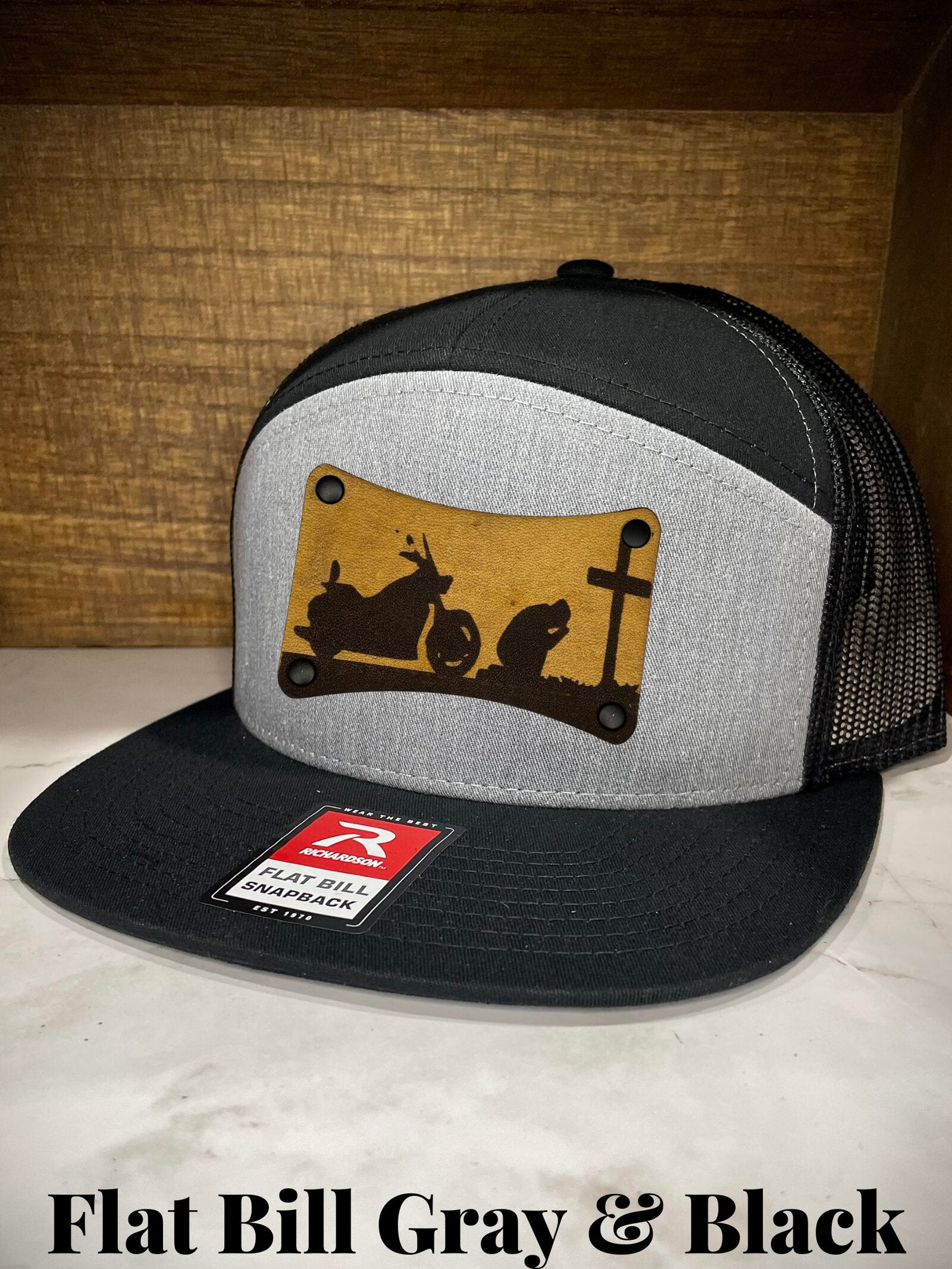 Richardson 112 Kneeling Rider Motorcycle Hat