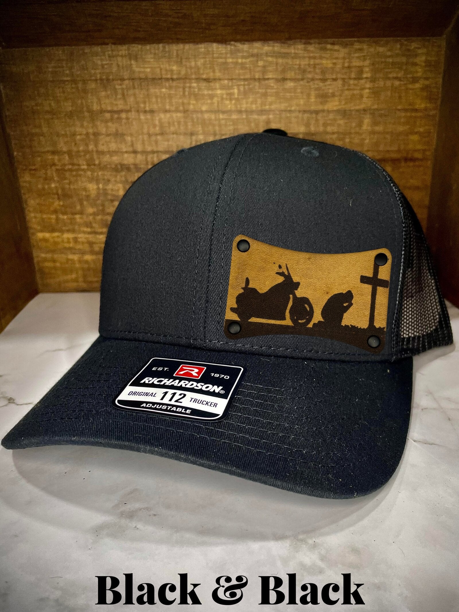 Richardson 112 Kneeling Rider Motorcycle Hat