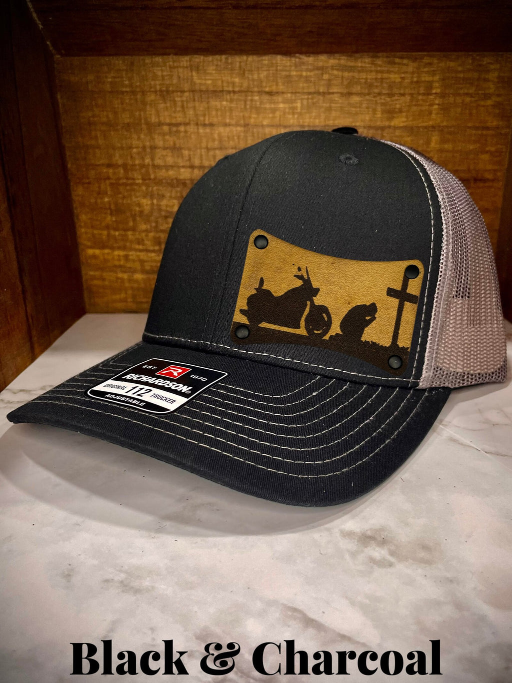 Richardson 112 Kneeling Rider Motorcycle Hat