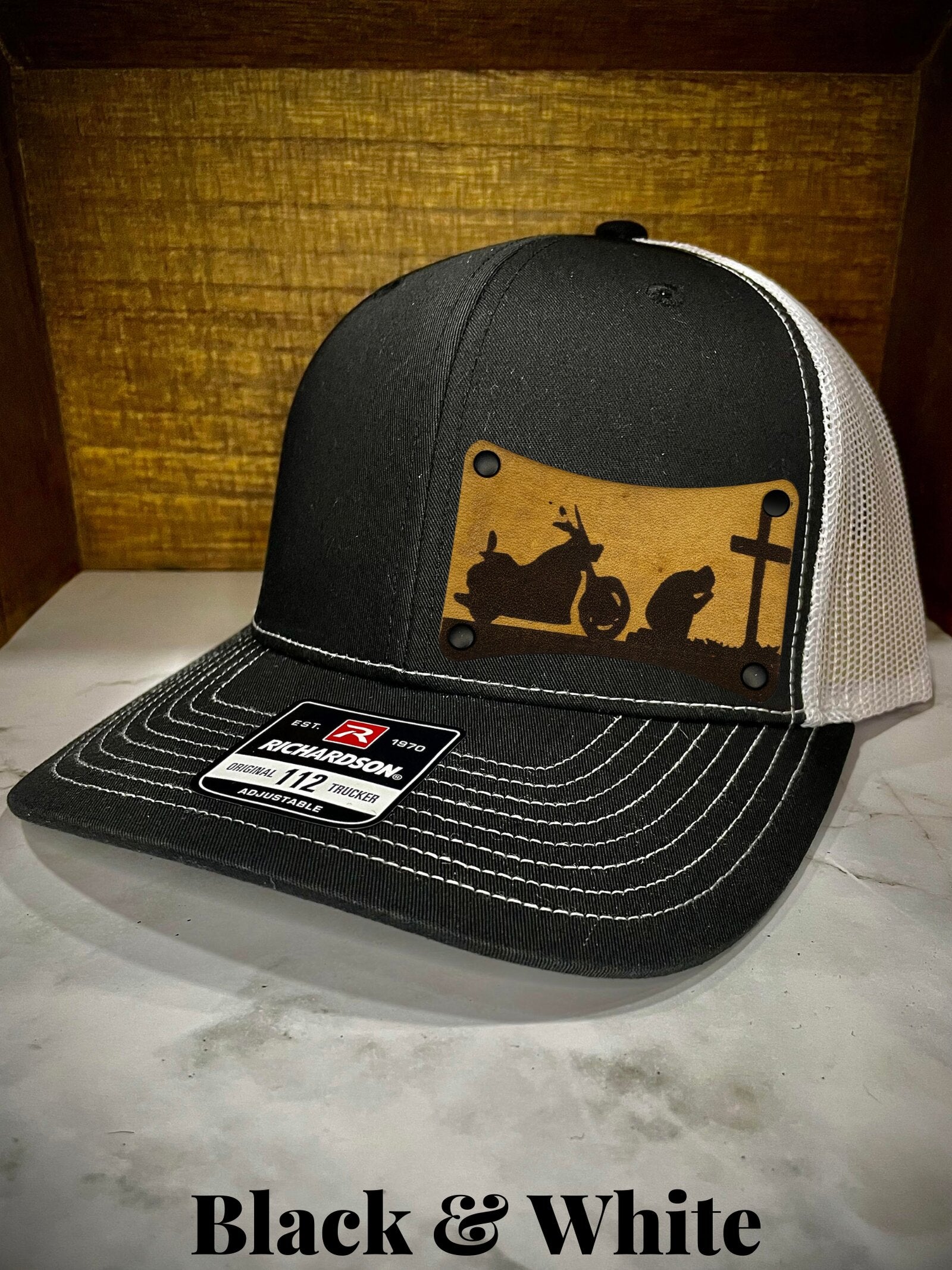 Richardson 112 Kneeling Rider Motorcycle Hat