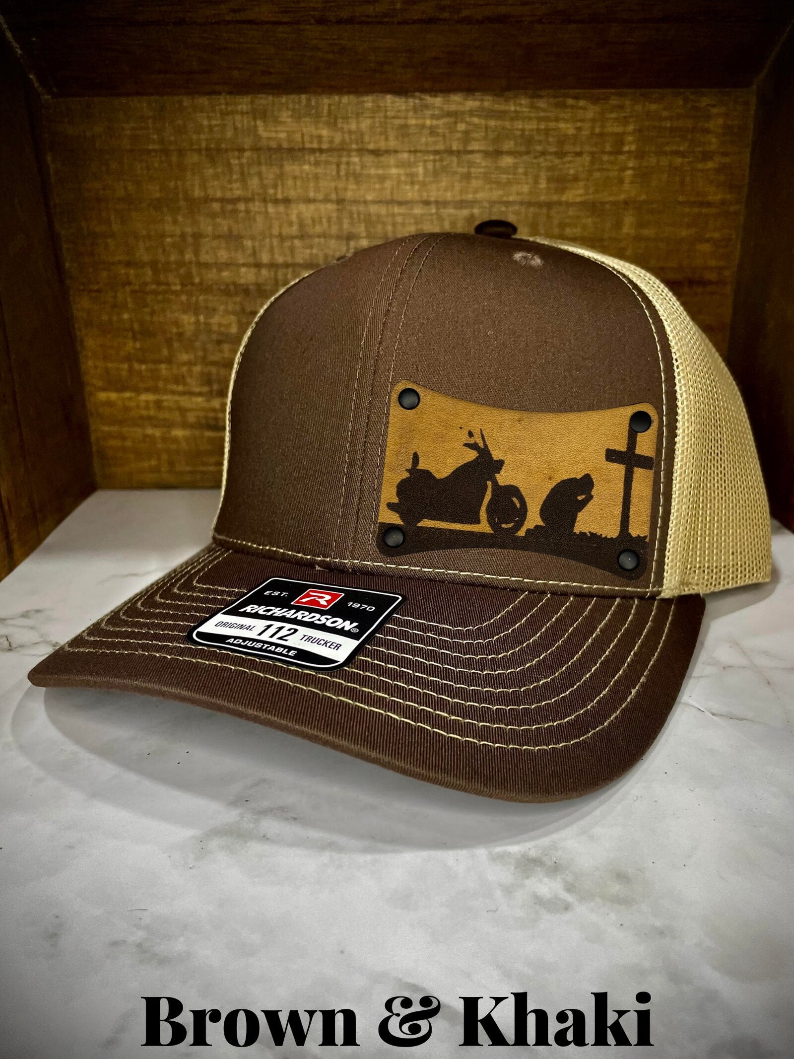 Richardson 112 Kneeling Rider Motorcycle Hat