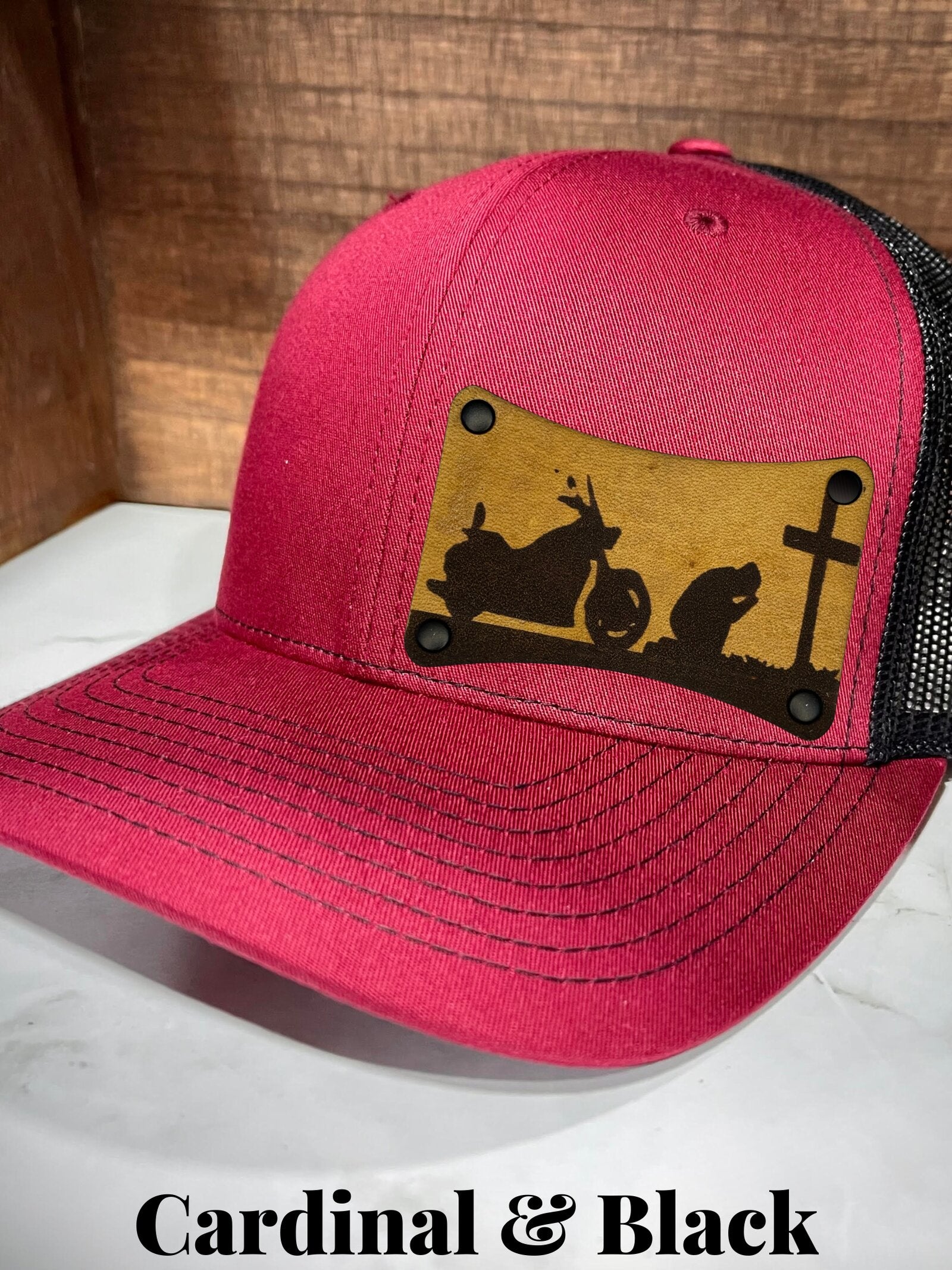 Richardson 112 Kneeling Rider Motorcycle Hat