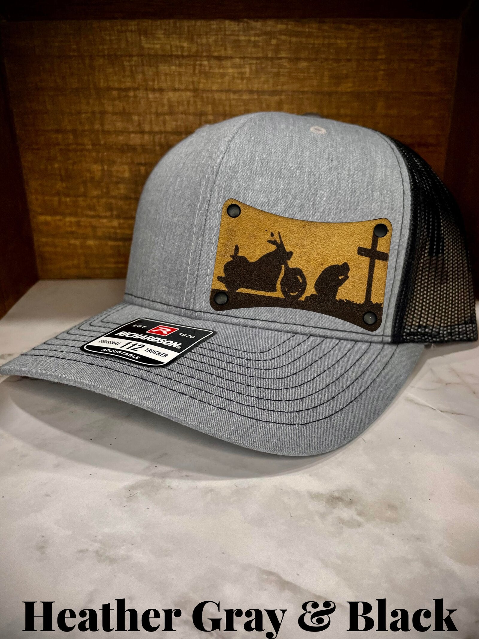 Richardson 112 Kneeling Rider Motorcycle Hat