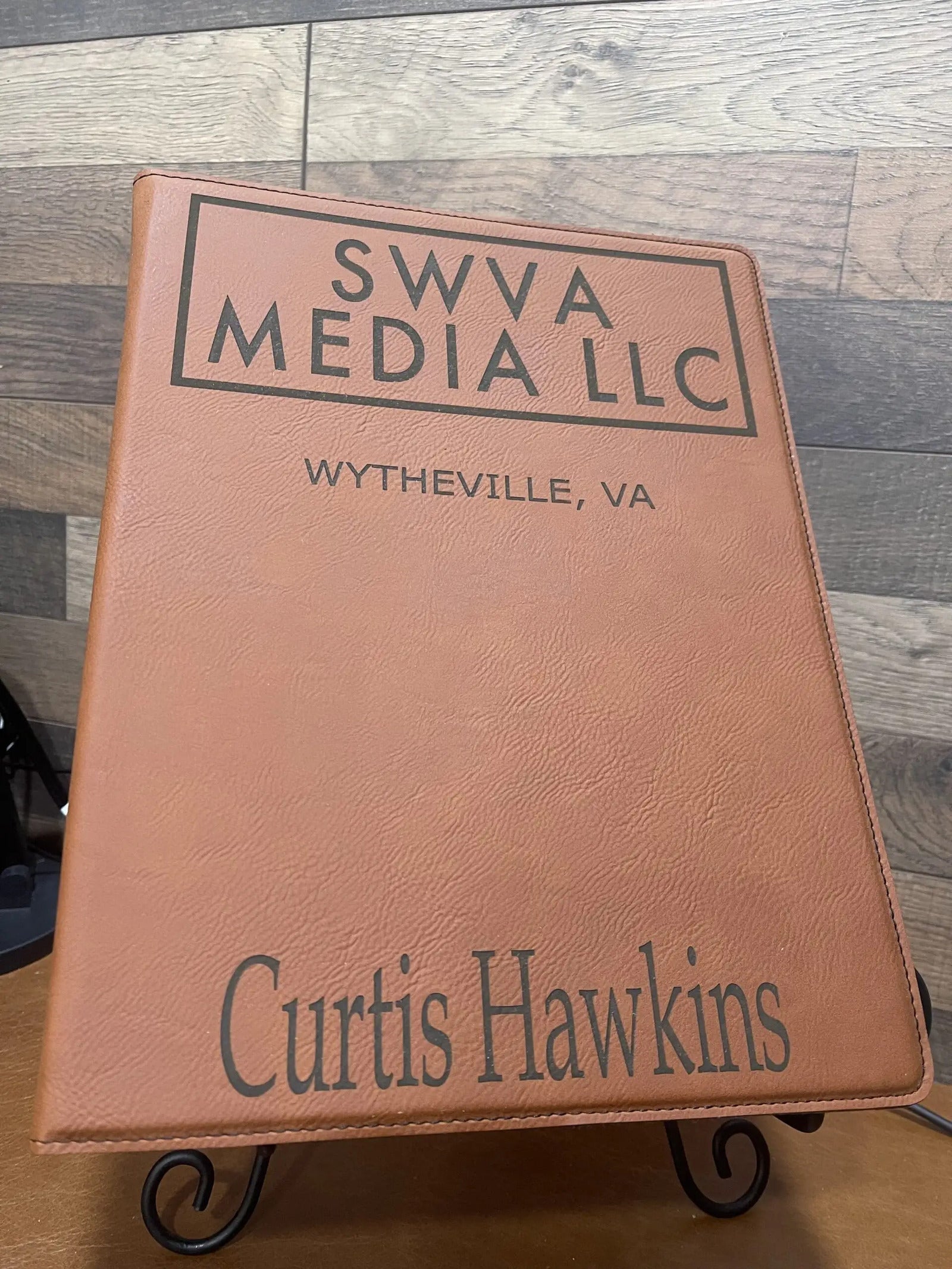 Solid Leatherette Portfolio