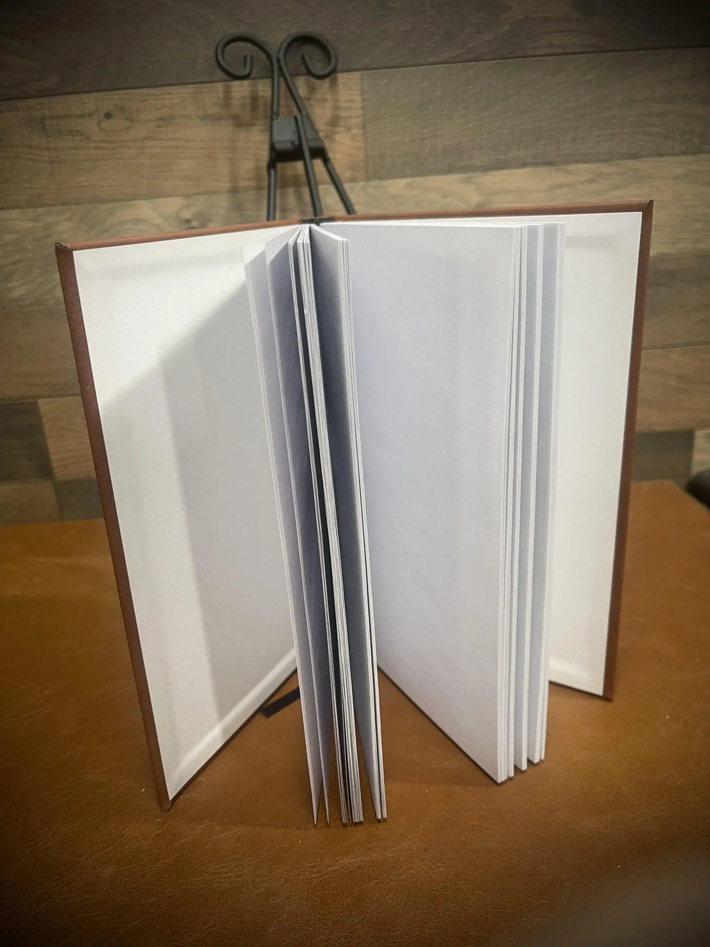 Leatherette Journal Opened