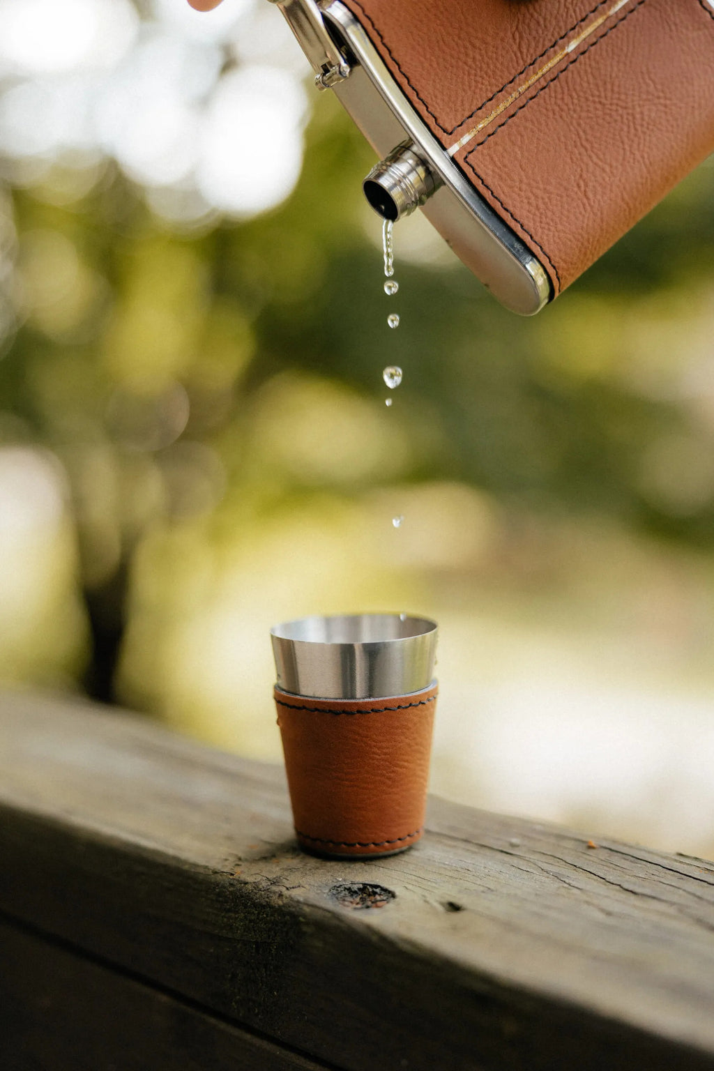 Flask & Shot Glass