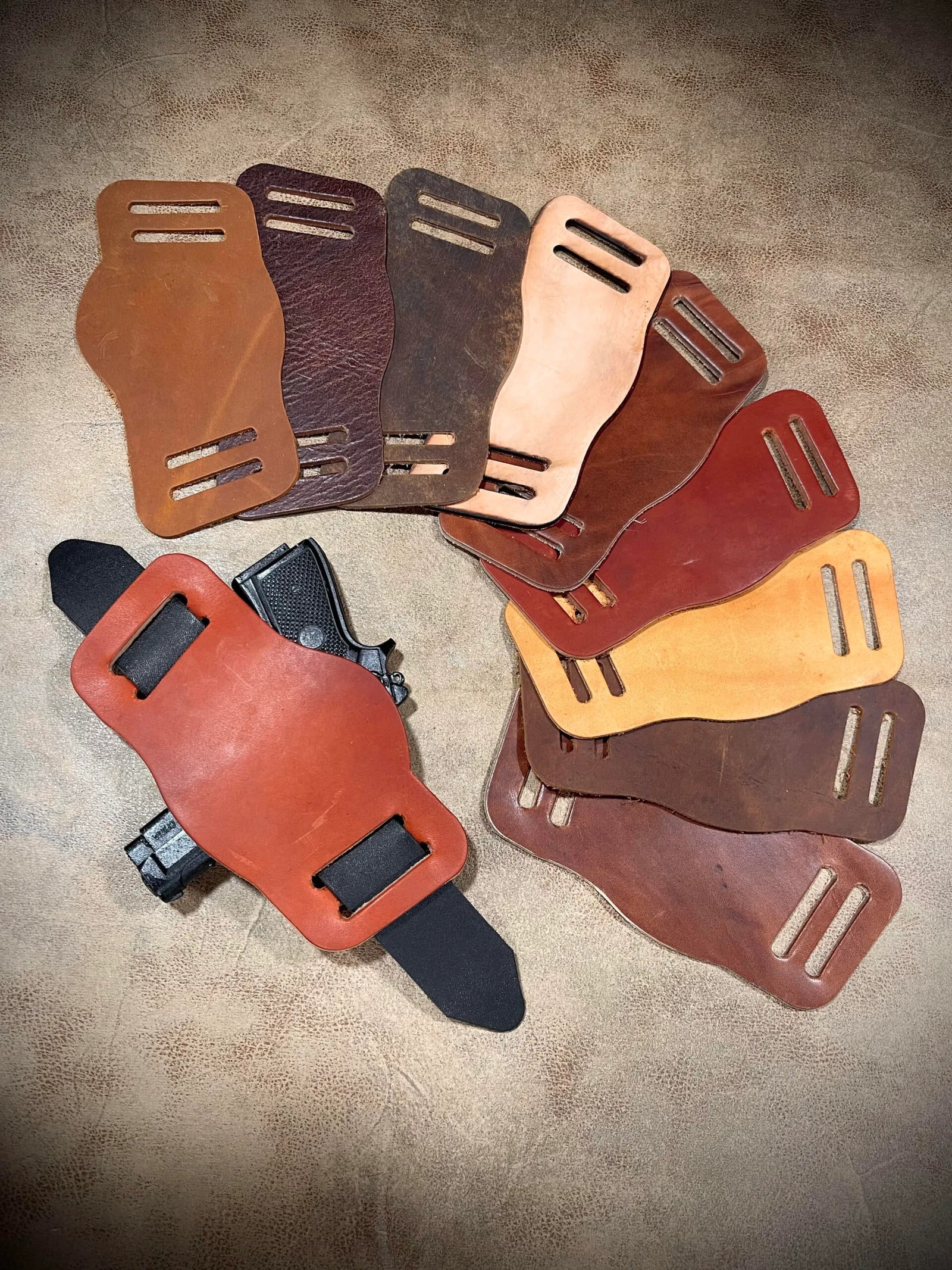 leather gun holster gift for outdoorsman
