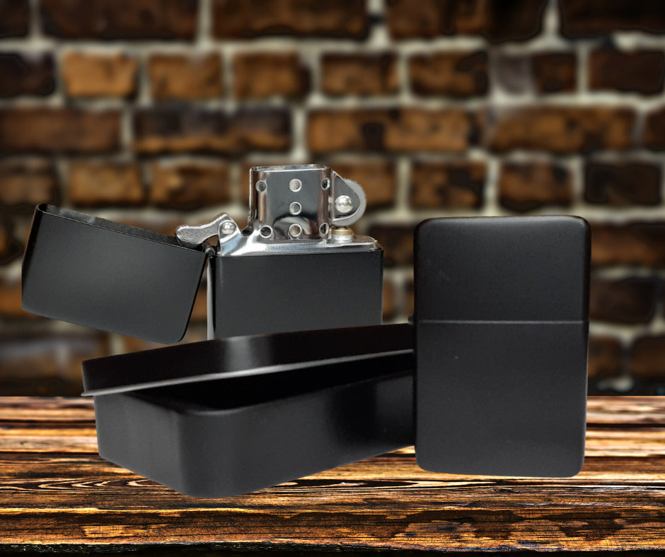 Engraved Customized Lighter W/ Tin Casing