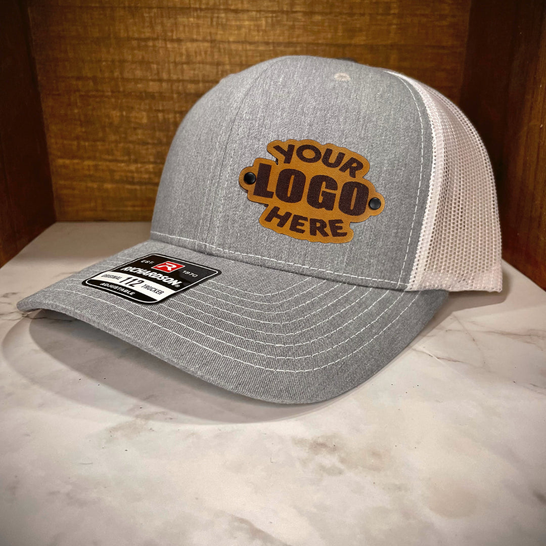 Heather Grey & White Custom Richardson 112 Hat