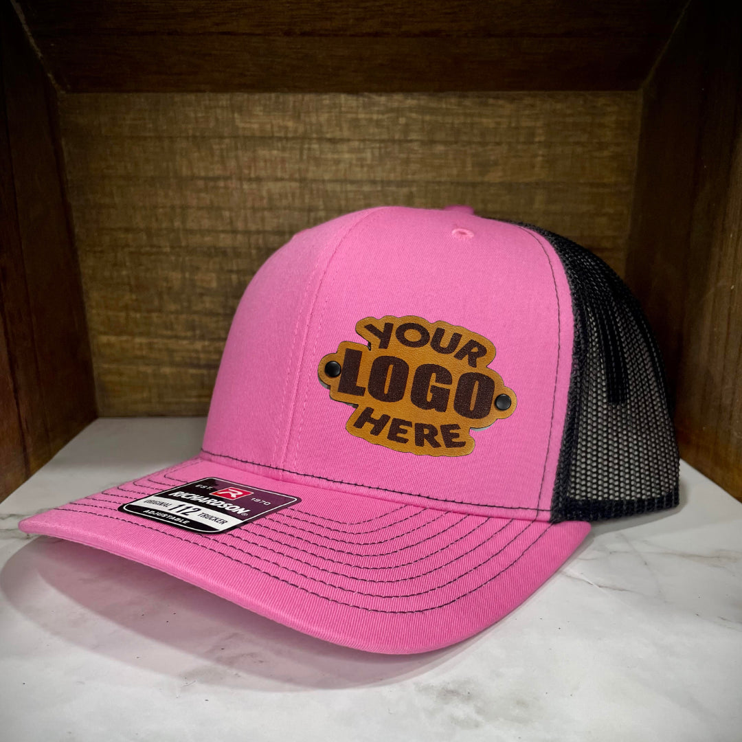 Pink and Black Custom Richardson 112 Hat