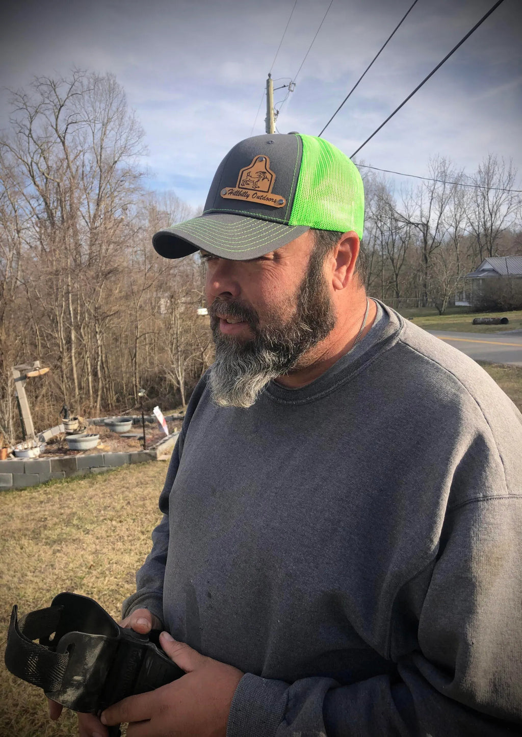 Business Owner Wearing a Custom Richardson 112 Hat