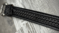 Black Basket Weave Hand Tooled Belt