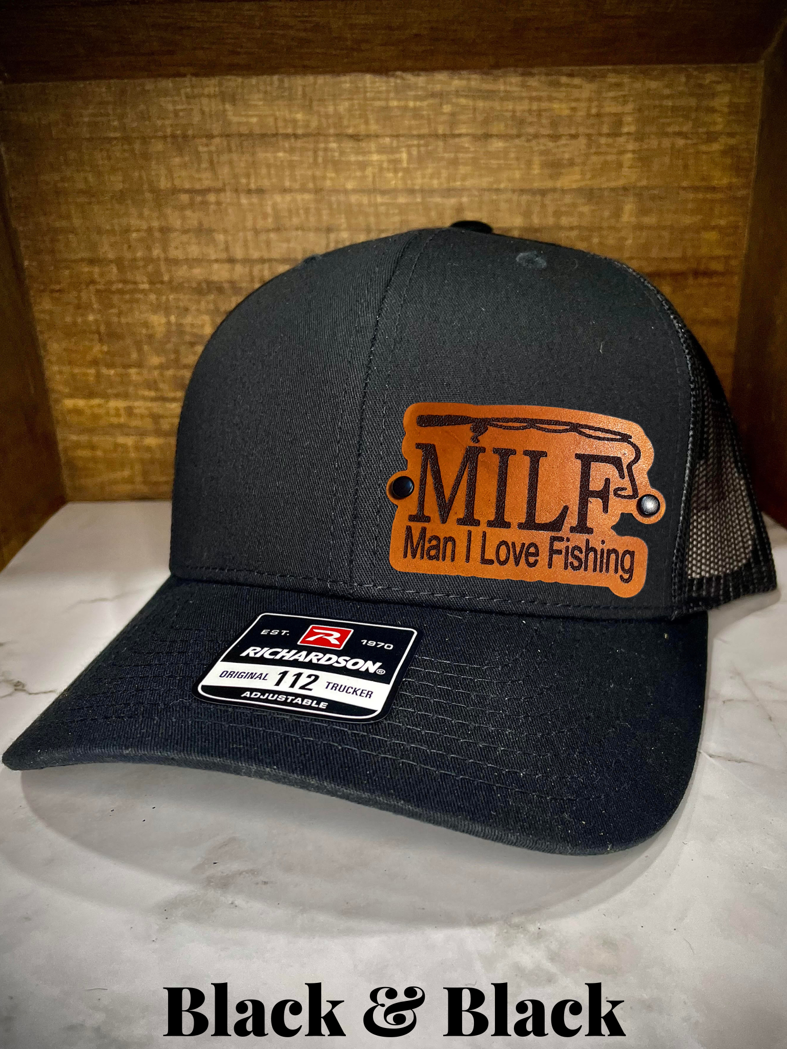 Milf - Man, I Love Fishing - Embroidered Snapback Hat